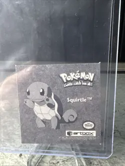 Vintage 1999 Artbox Pokemon Sticker #PR22 Squirtle Rare Series 1 Prizm - Image 2