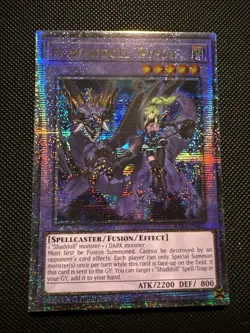 Yugioh El Shaddoll Winda RA04-EN052 Quarter Century Secret Rare 1st Edition - Image 1