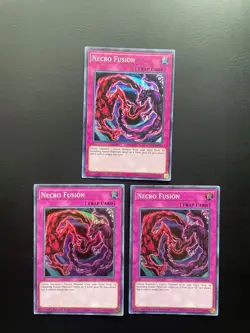Yugioh Necro Fusion CYHO-ENSE4 Limited Edition Super Rare NM/LP X3 - Image 1