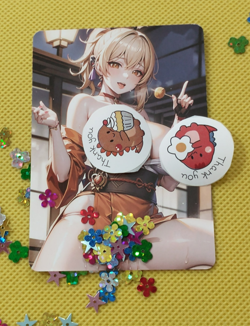 Yoimiya GENSHIN Impact Goddess Anime Waifu ACG Holo Card - Image 1