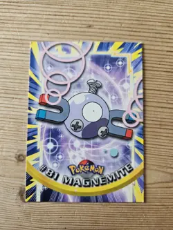Topps Pokemon Magnemite Non Holo 81 Series 1 Card Blue Topps Trading Card - Image 1