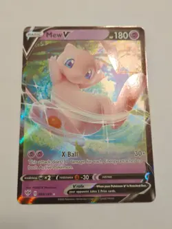 Mew V - 069/189 - Pokemon Darkness Ablaze Sword & Shield Rare Card NM Near Mint - Image 1