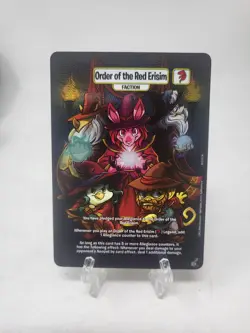Neopets TCG War for the Obelisk UR The Order Of The Red Erisim Faction Card - Image 1
