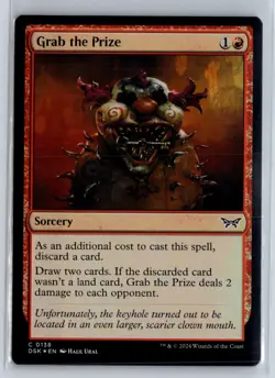 FOIL Grab the Prize Duskmourn Common - MTG Magic the Gathering Card - Image 1