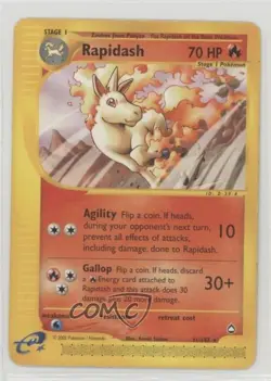 Rapidash Pokemon e-Card Series Aquapolis #31 2002 - Image 1