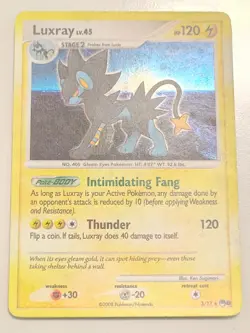 Pokemon Card Luxray POP SERIES 8 Holo Rare 3/17 Lightly Played LP - Image 1