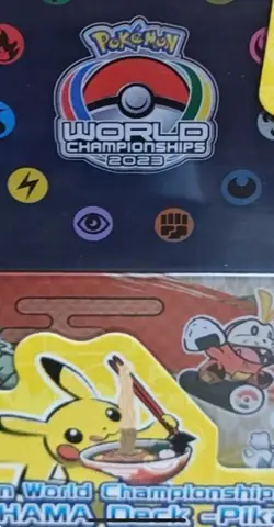 Pokemon World Championships 2023 Yokohama Deck Pikachu Promo Card Sealed New - Image 1