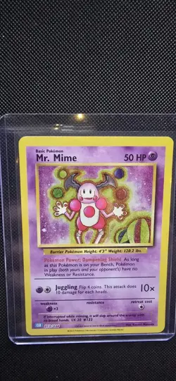 Mr. Mime Holo 13/34-Trading Card-Near Mint-TCG-Pokemon - Image 3