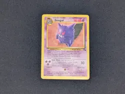 Gengar Unlimited Non Holo Rare 20/62 Pokemon Card 1999 Fossil WOTC MP - Image 1