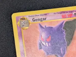 Gengar Unlimited Non Holo Rare 20/62 Pokemon Card 1999 Fossil WOTC MP - Image 3