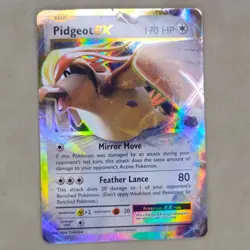Pidgeot EX 64/108 Evolutions Ultra Rare Holo Pokemon Card NM Near Mint - Image 1