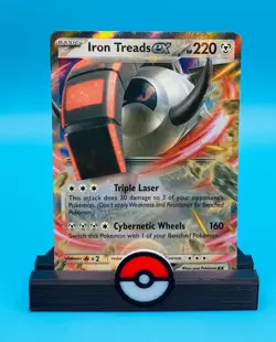 Pokemon Card Iron Treads EX 143/198 Scarlet & Violet Base Set Double Rare NM - Image 1