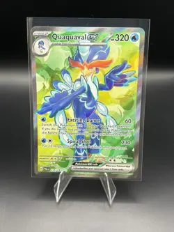 Quaquaval ex 235/193 Paldea Evolved (PAL) NM Ultra Rare Full Art Pokemon Card - Image 1