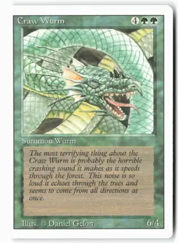 Craw Wurm - Revised Edition () - MTG - Image 1