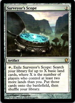 🔹 Surveyor's Scope | Commander 2013 #265 | LP | MTG Ramp Artifact - Image 1