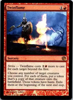 🔹 Twinflame | Journey into Nyx #112 | Foil | LP | MTG Red Combo Piecer - Image 1