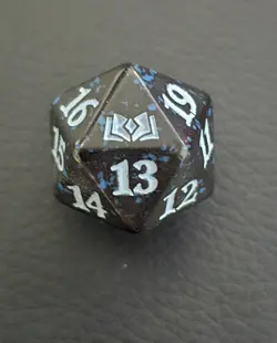Wilds of Eldraine Black/Blue MTG D20 Spindown Lifecounter Set Dice Die Magic - Image 1