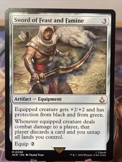 MTG Assassin's Creed M Sword of Feast and Famine #0099 - Image 1