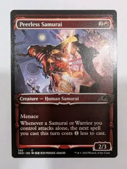 Peerless Samurai (Showcase) - MTG Kamigawa: Neon Dynasty Regular - Image 1