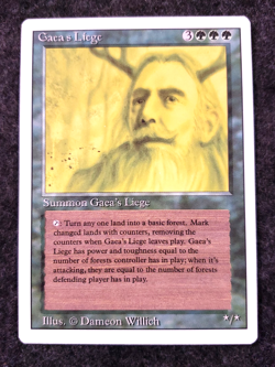 MTG Gaea's Liege Revised Edition Vintage Magic The Gathering Near Mint (DS3D1K6) - Image 1