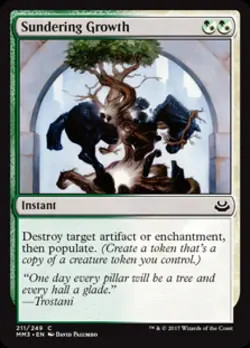 Sundering Growth -Foil Light Play MTG Modern Masters 2017 - Image 1