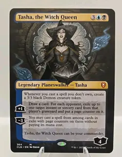 Tasha, The Witch Queen (Ext Art) MTG Commander Legends-Baldur's Gate - Image 1