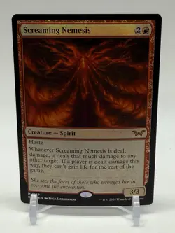 Screaming Nemesis #157 (Foil) (NM) Duskmourn DSK Magic MTG 2024 - Image 1
