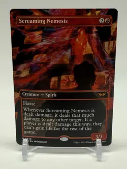 Screaming Nemesis - Foil - Borderless Light Play MTG Magic 2024 - Image 1