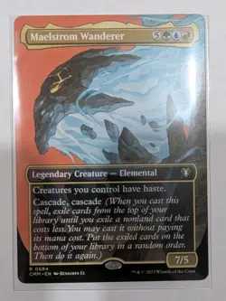 Maelstrom Wanderer Borderless Commander Masters MTG RARE NM - Image 1