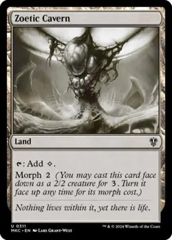 Zoetic Cavern - Light Play MTG Commander: Murders at Karlov Manor - Image 1