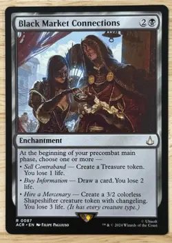 MTG Assassin's Creed - Black Market Connections #0087 NM - Rare Magic NON FOIL - Image 1