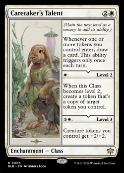MTG Caretaker's Talent 6 Rare Bloomburrow - Image 1