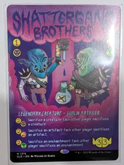 Shattergang Brothers Secret Lair MTG Near Mint Condition - Image 1
