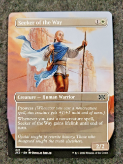 Seeker of the Way (Borderless) 341 - Double Masters 2022 - MTG NM .....(DS3D1K6) - Image 1