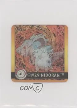 Nidorina Artbox Pokemon Action Flipz Premier Edition #31 1999 - Image 1