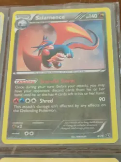 Lot of 9 Pokemon TCG Cards in Binder Page - Excellent Condition Mid-era - Image 4