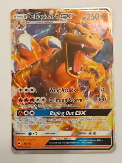 Charizard GX 20/147 Sm-Burning Shadows Holo- Near Mint NM Pokemon Card - Image 1