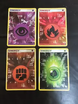Holo Energy Cards. Holon Phantoms, Pokemon Emerald, & Power Keepers. 4 Cards - Image 1