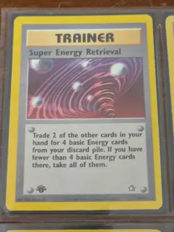 Lot of 9 Pokemon TCG Cards in Binder Page - Excellent Condition WOTC Vintage - Image 2