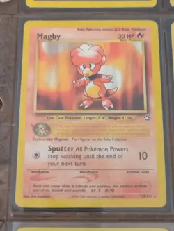 Lot of 9 Pokemon TCG Cards in Binder Page - Excellent Condition WOTC Vintage - Image 5