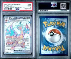 2023 POKEMON SVP EN-SV BLACK STAR PROMO 056 CHARIZARD EX PREMIUM PSA 9 - Image 3