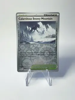 Pokemon TCG Calamitous Snowy Mountain 174/193 Paldea Evolved Reverse Holo - Image 1