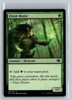 Elvish Mystic Commander 2014 Common - MTG Magic the Gathering Card - Image 1