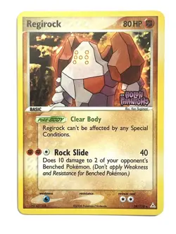 Regirock 28/110 Pokemon Ex Holon Phantoms Reverse Holo Stamped LP Light Play - Image 1