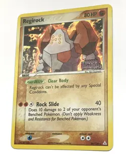 Regirock 28/110 Pokemon Ex Holon Phantoms Reverse Holo Stamped LP Light Play - Image 2