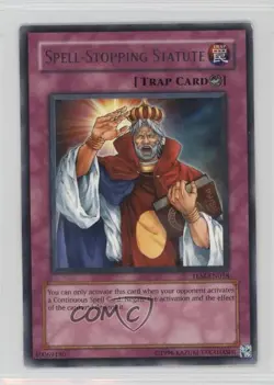 R - Spell-Stopping Statue YuGiOh The Lost Millenium #TLM-EN058 2005 READ - Image 1