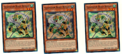 Set Of 3 Gladiator Beast Restiari MZTM-EN070 Foil 1st Edition Super Rare YuGiOh - Image 1