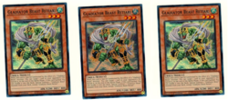 Set Of 3 Gladiator Beast Restiari MZTM-EN070 Foil 1st Edition Super Rare YuGiOh - Image 3