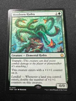 Mossborn Hydra - 0107 - m/nm MTG Foundations Free Shipping - Image 2
