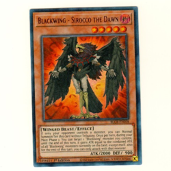 Blackwing Sirocco The Dawn BLCR-EN058 Foil 1st Edition Ultra Rare Yugioh Single - Image 1